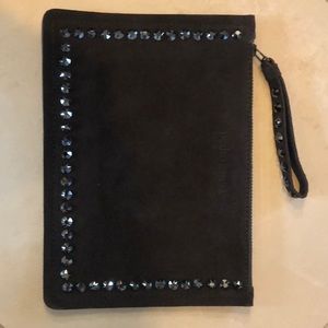 Pedro Garcia brushed leather clutch.